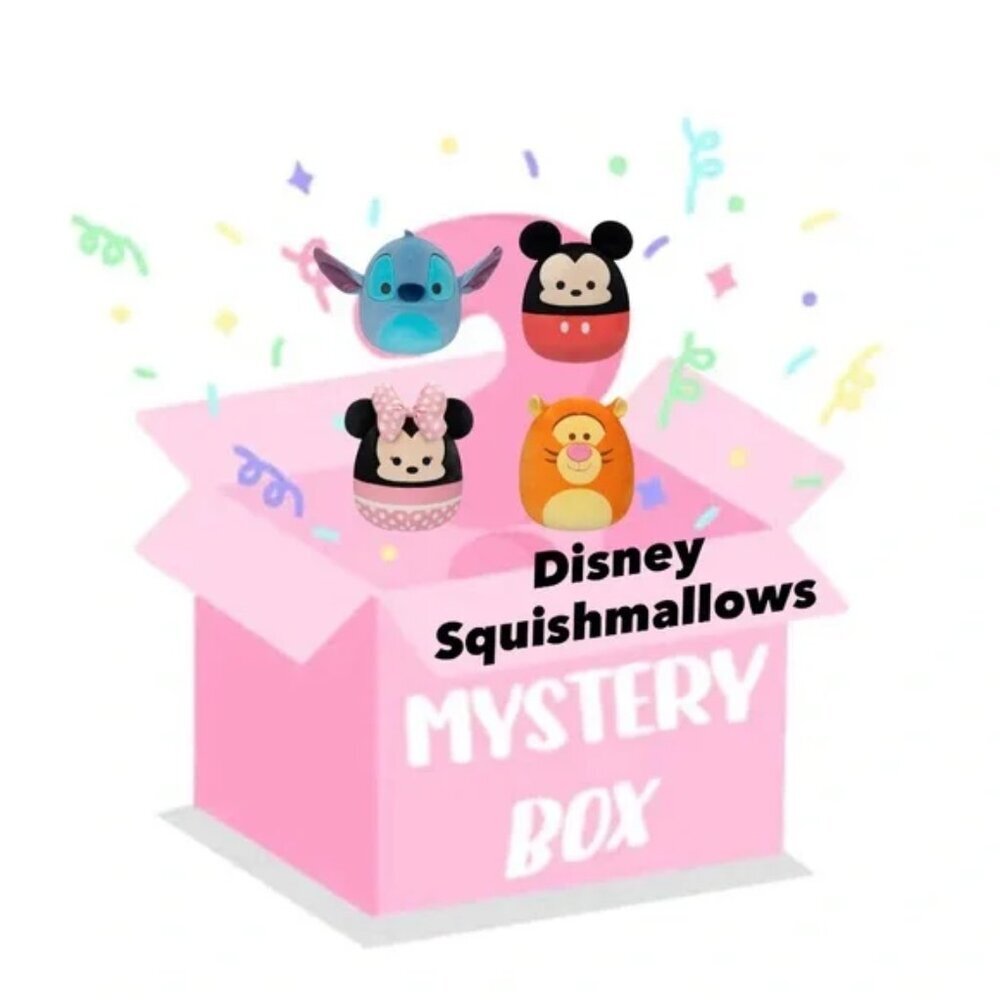 New Disney Squishmallow Mystery Box nwts